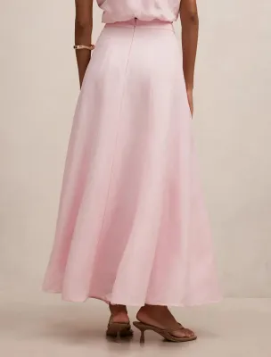 Ever New Georgina Petite Godet Skirt Pink