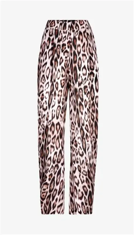Smythe - Bow Leg Pant Leopard, Size 00