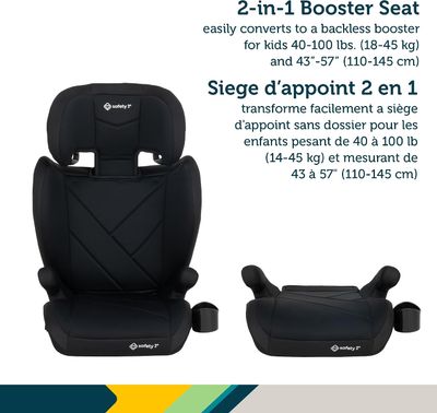 Safety 1st Growmate 2-in-1 Belt-Positioning Booster Car Seat