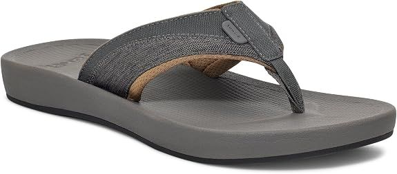 Sanuk Mens Cosmic Seas Flip Flop Dark Grey