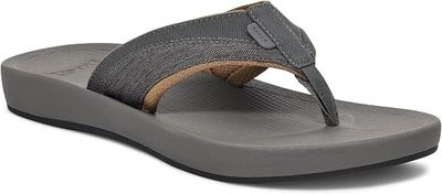 Sanuk Mens Cosmic Seas Flip Flop Dark Grey