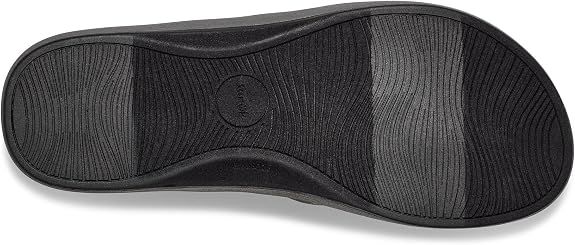 Sanuk Mens Cosmic Seas Flip Flop Dark Grey