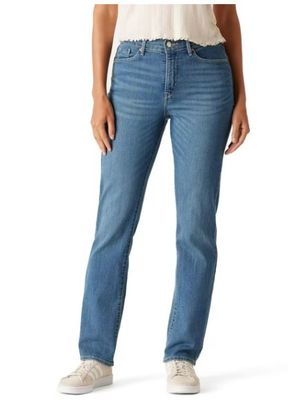 Levi Strauss Signature mid rise straight jeans Size 4M