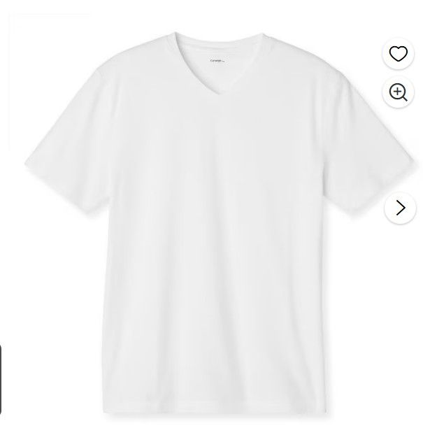 George Men's Stretch V-Neck Tee Size Medium