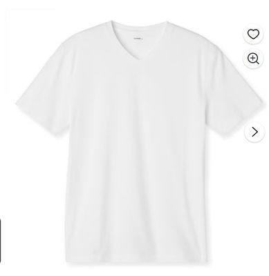 George Men's Stretch V-Neck Tee Size Medium