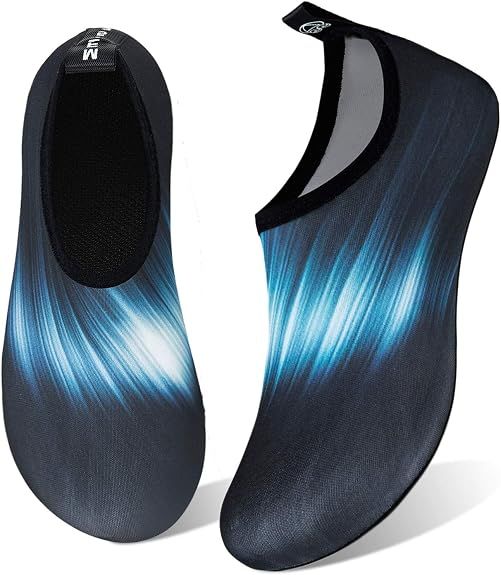 Water Shoes for Beach Swim Surf Yoga Exercise (Gradient Black, 42/43)