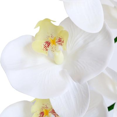 38 Inch Artificial Phalaenopsis Flowers Branches Real Touch (Not Silk) Orchids Flowers