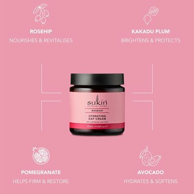 Sukin Naturals - Hydrating Day Cream - Rosehip Range 120ml