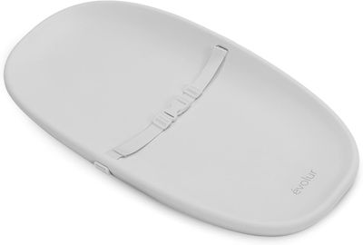 Evolur Eva Baby Changing Pad in Light Gray