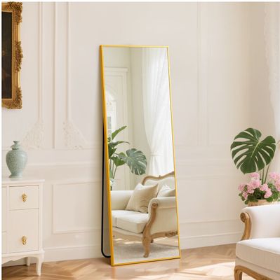 EDX Gold 59"x16" Rectangular Full Length Mirror