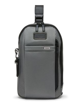 TUMI Alpha Sling Bag - Grey Reflective