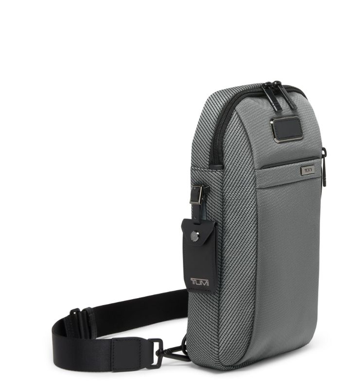 TUMI Alpha Sling Bag - Grey Reflective