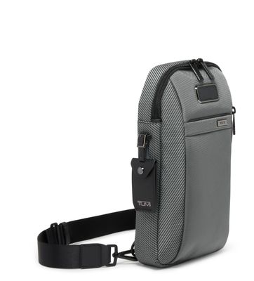 TUMI Alpha Sling Bag - Grey Reflective