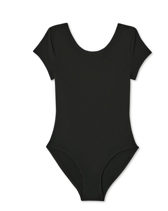 George Girls' Short Sleeve Leotard Dance Bodysuit Size XS (4-5)