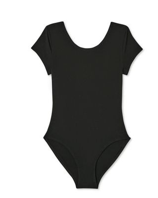 George Girls' Short Sleeve Leotard Dance Bodysuit Size XS (4-5)