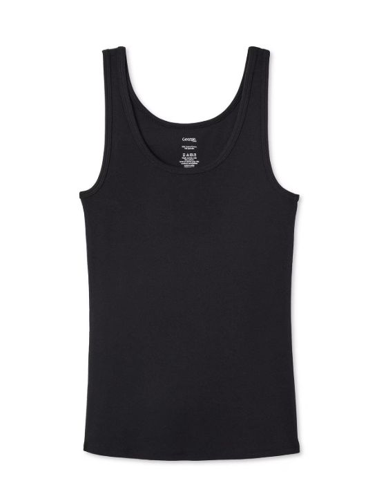 George Women's Basic Scoop Tank XL