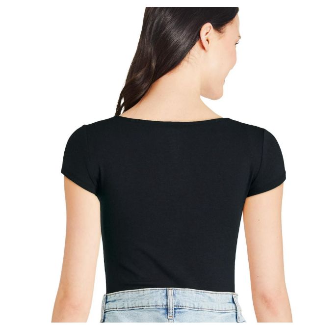George Women's Scoop Neckline Bodysuit Size L
