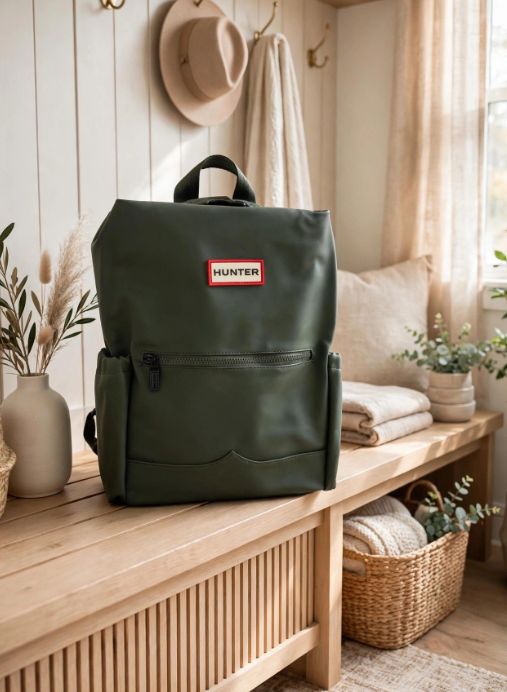 Hunter Top Clip Backpack Green