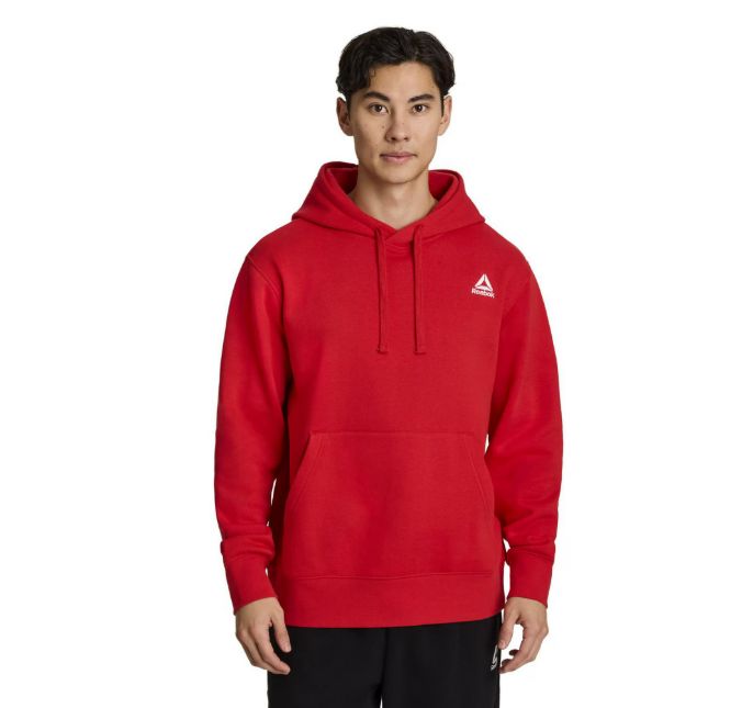 Reebok Men's Gameday Fleece Hoodie Red Size Medium