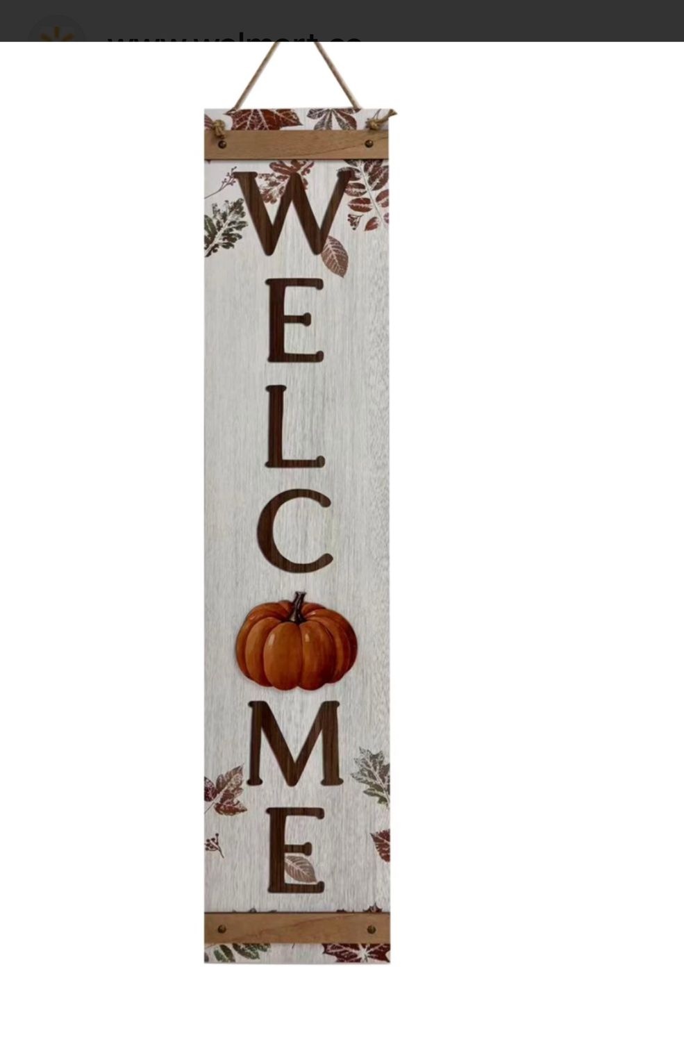 Welcome Porch Sign