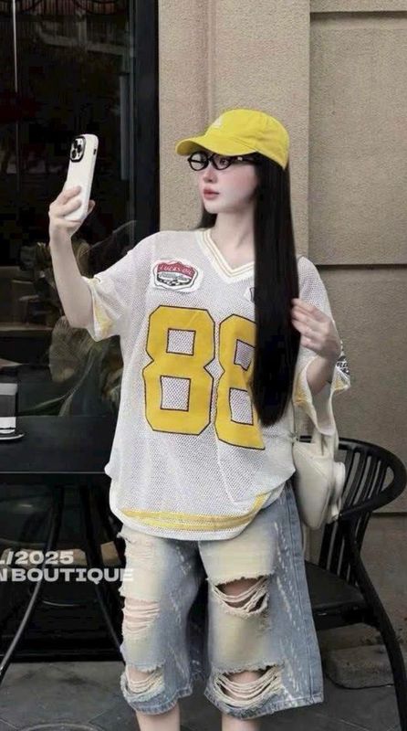 Mesh Athletic Jersey 88 Oversize