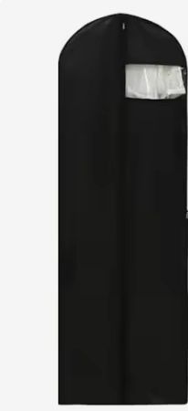 Black Garment Bag 60 x 180cm with 2 handles
