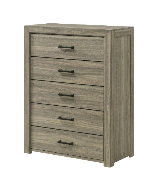 *Imperfect* Dario 5-Drawer Dresser Chest - Light Brown