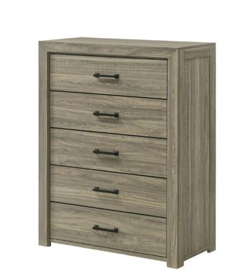 *Imperfect* Dario 5-Drawer Dresser Chest - Light Brown