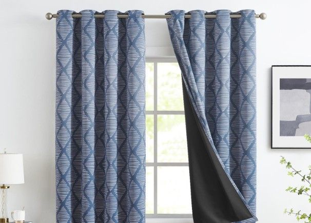 Curtainking Blackout Curtains, Blue