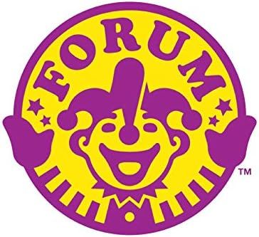 Forum Deluxe Santa Wig and Beard Set, White, One Size