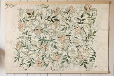 Botanical Textile Art, Hanging Wall Art