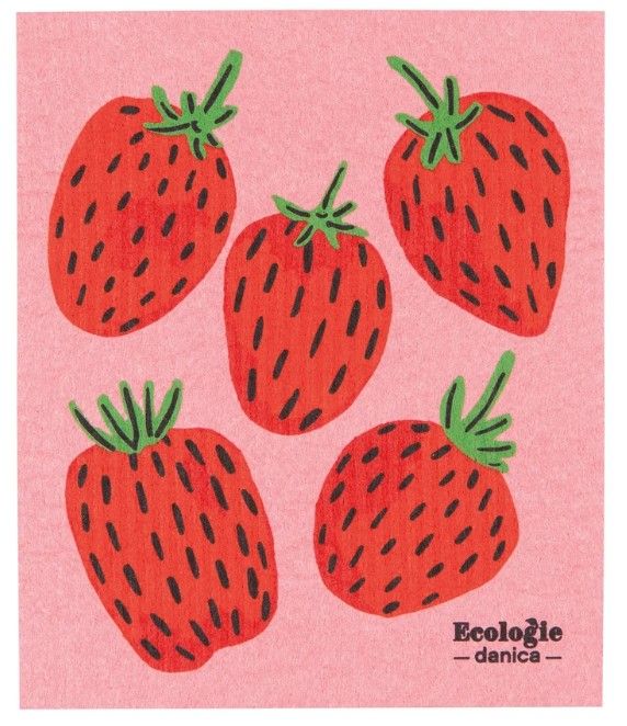 Danica Ecologie Swedish Dishcloth, Berry Sweet 6PK