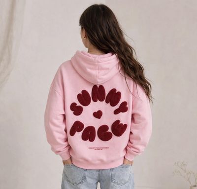 Sunny Pace Pink Hoodie Size Medium