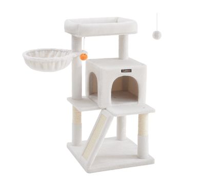 Feandrea Small Cat Tower with Widened Perch