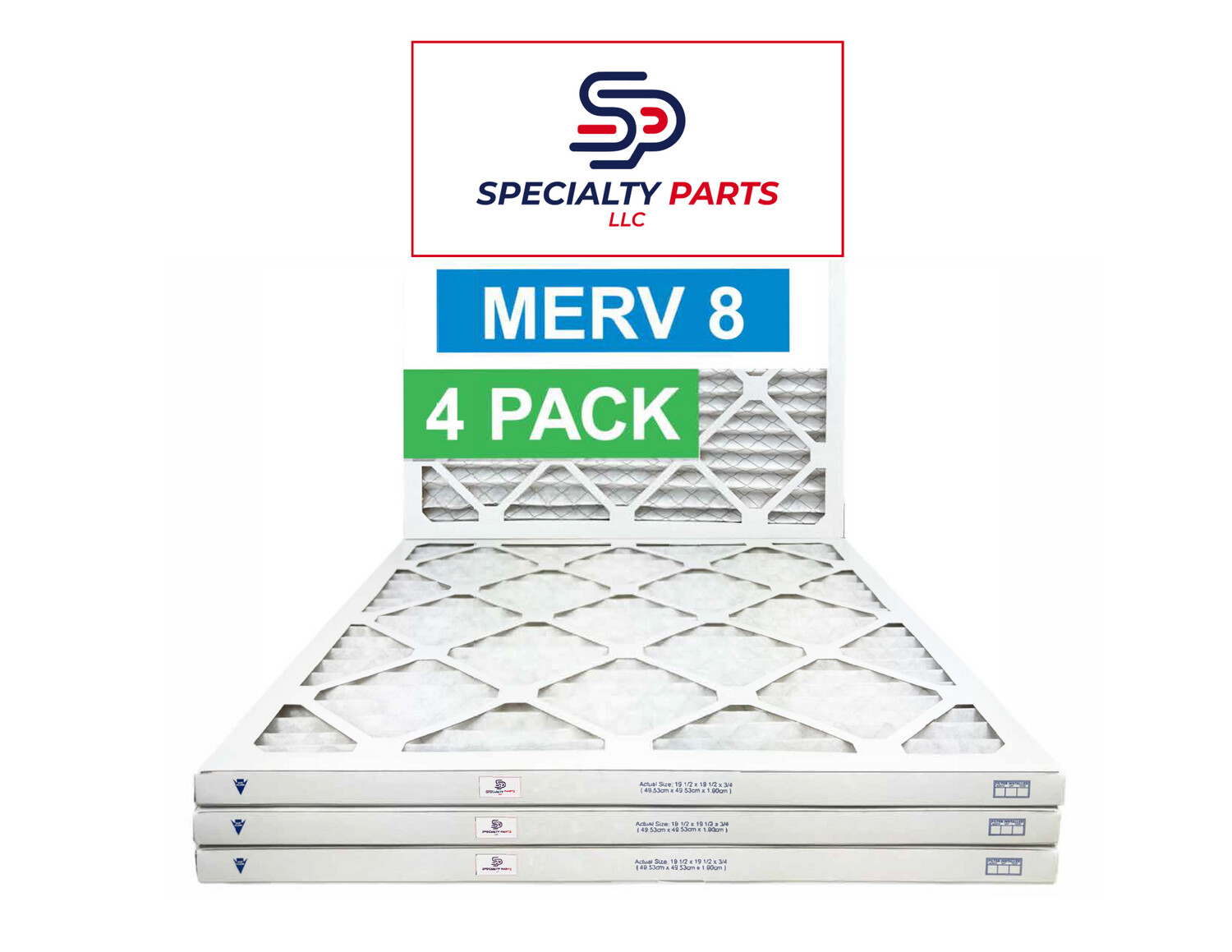 16 x 24 x 1&quot; 6 Pack of Merv 8 HVAC Filters