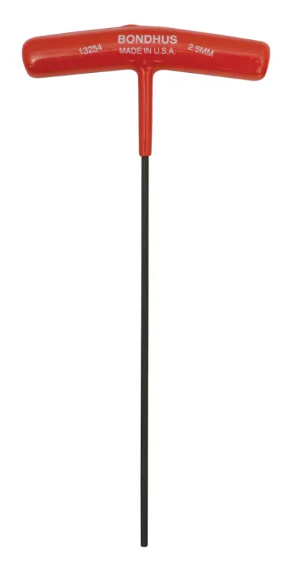 BONDHUS HTX2.5 T-Handle Hex Driver 2.5mm