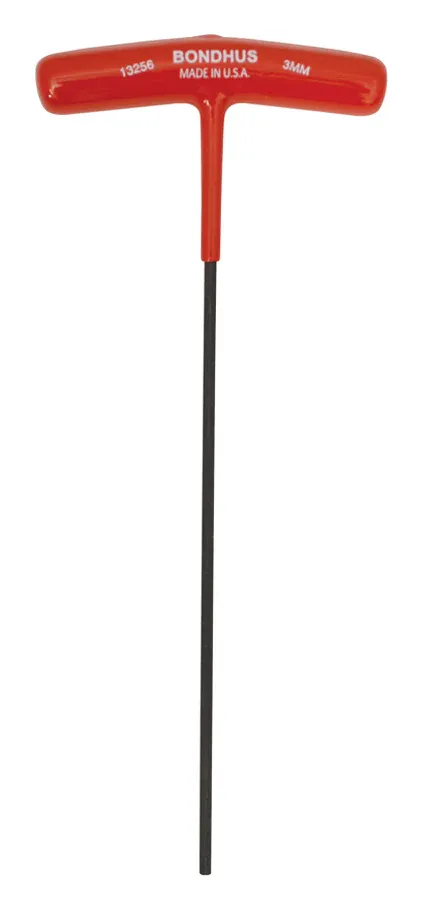 BONDHUS HTX3 T-Handle Hex Driver 3mm