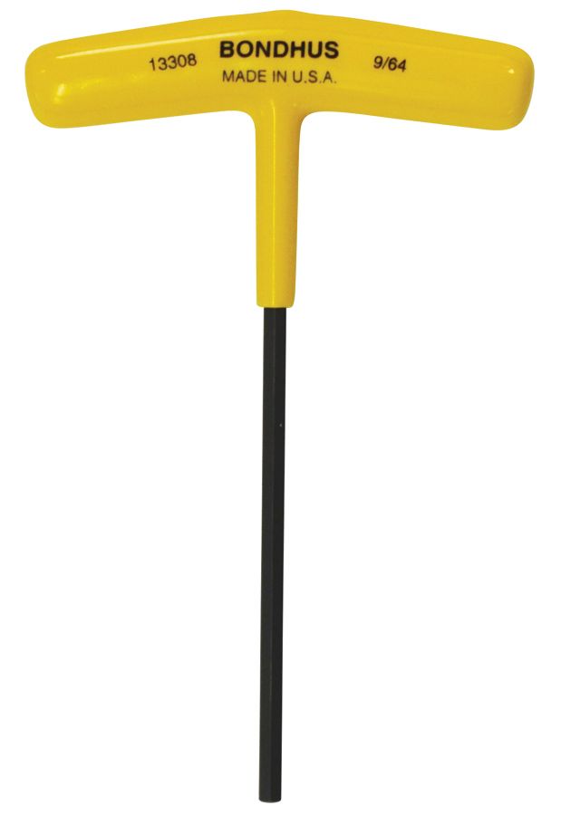 BONDHUS HTX1/8 T-Handle Hex Driver 1/8&quot;