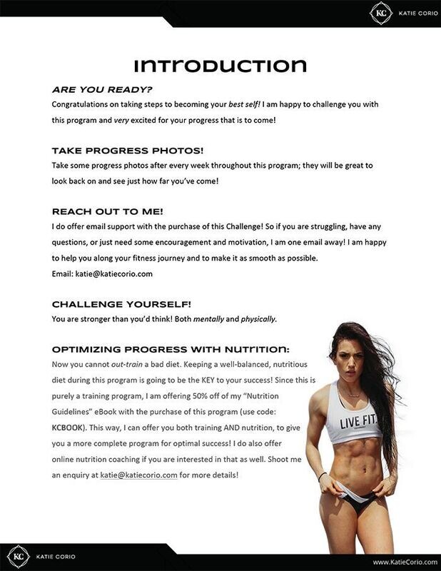 12 Week Bikini Body Challenge