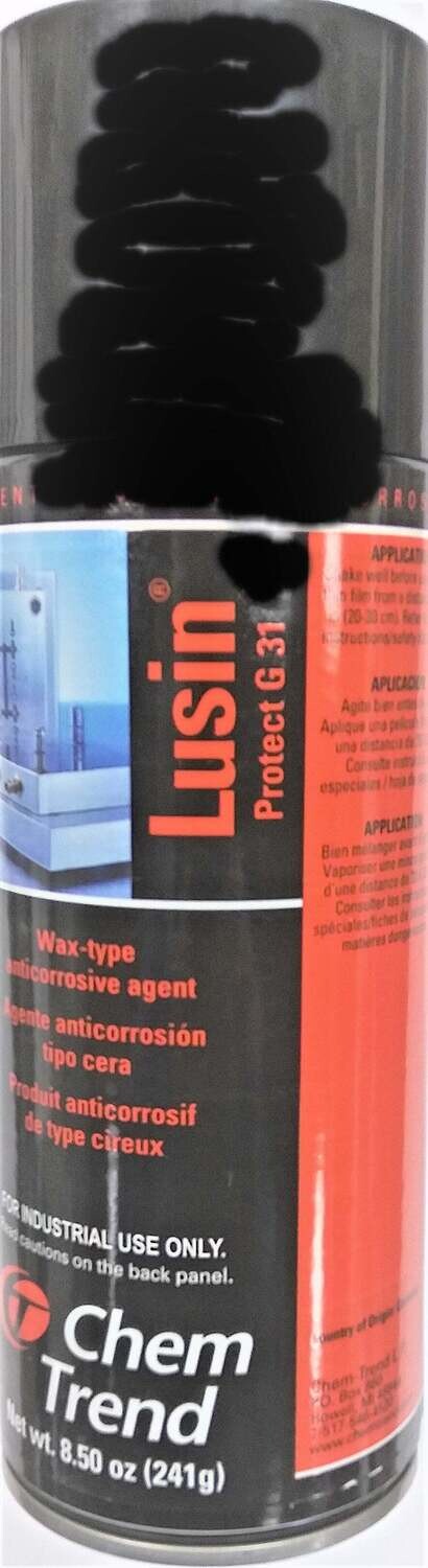 Kluber  LUSIN® PROTECT G 31 Anti- Corrosion and Release Agent 8.5 oz. Spray Can