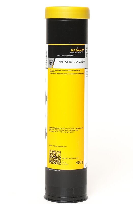 Kluber PARALIQ GA 3400 Fluid Gear Grease for the Food Processing and