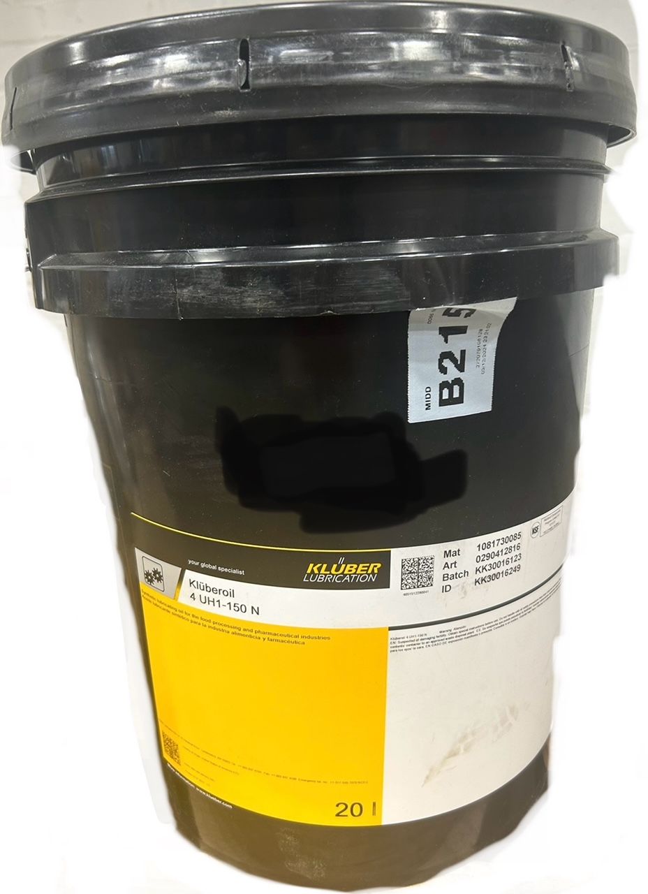 Kluber KLUBEROIL 4 UH1150 N Food Grade Synthetic Gear Oil for Spur