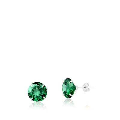 Emerald Green Stud Earrings