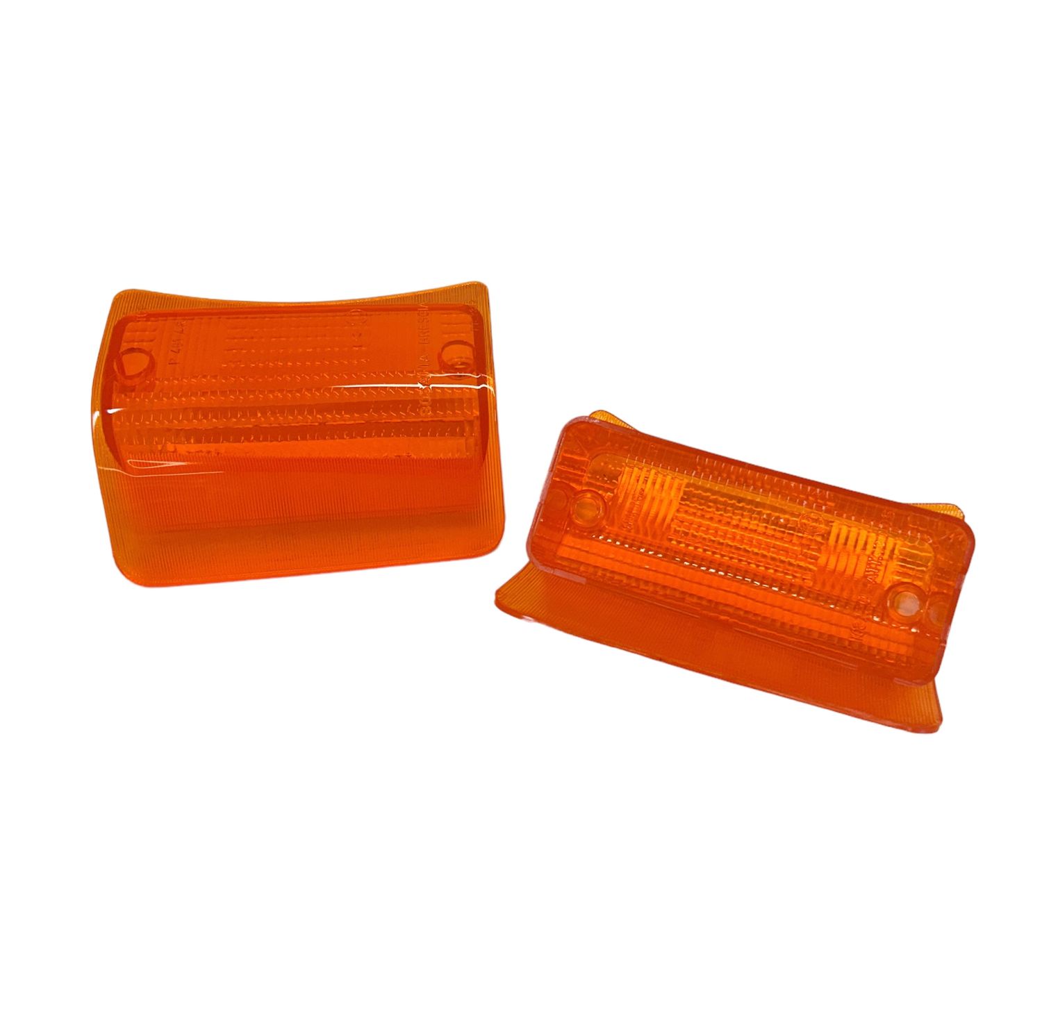 Pair of orange front lenses APE