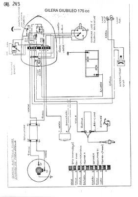 ELECTRICAL WIRING GILERA GIUBILEO 98/150/175 CC BLACK