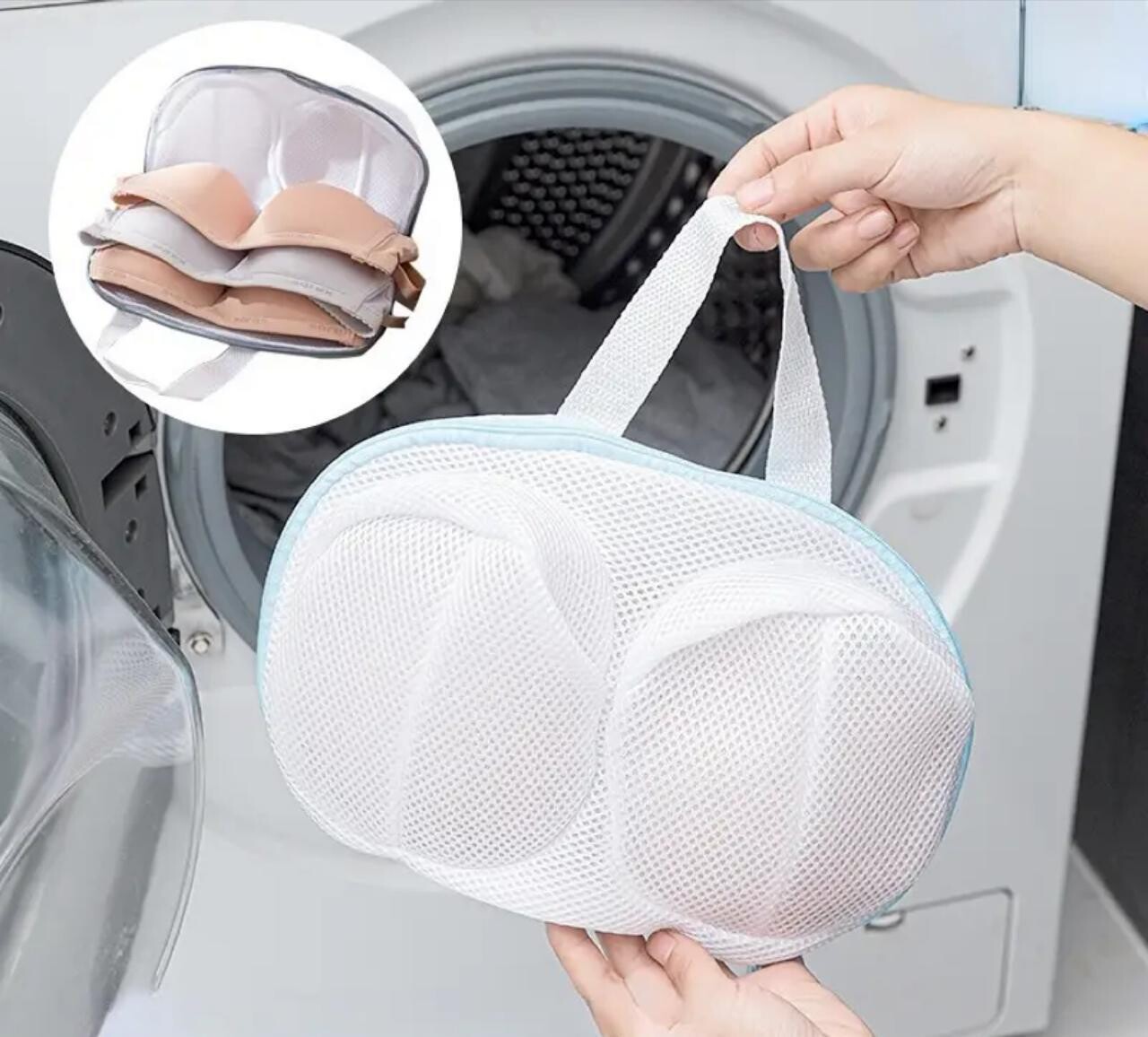 1pc Anti-deformation Bra Mesh Bag Machine-wash Bra Mesh Laundry Bag