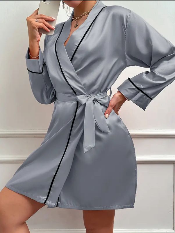 Satin Night Robe