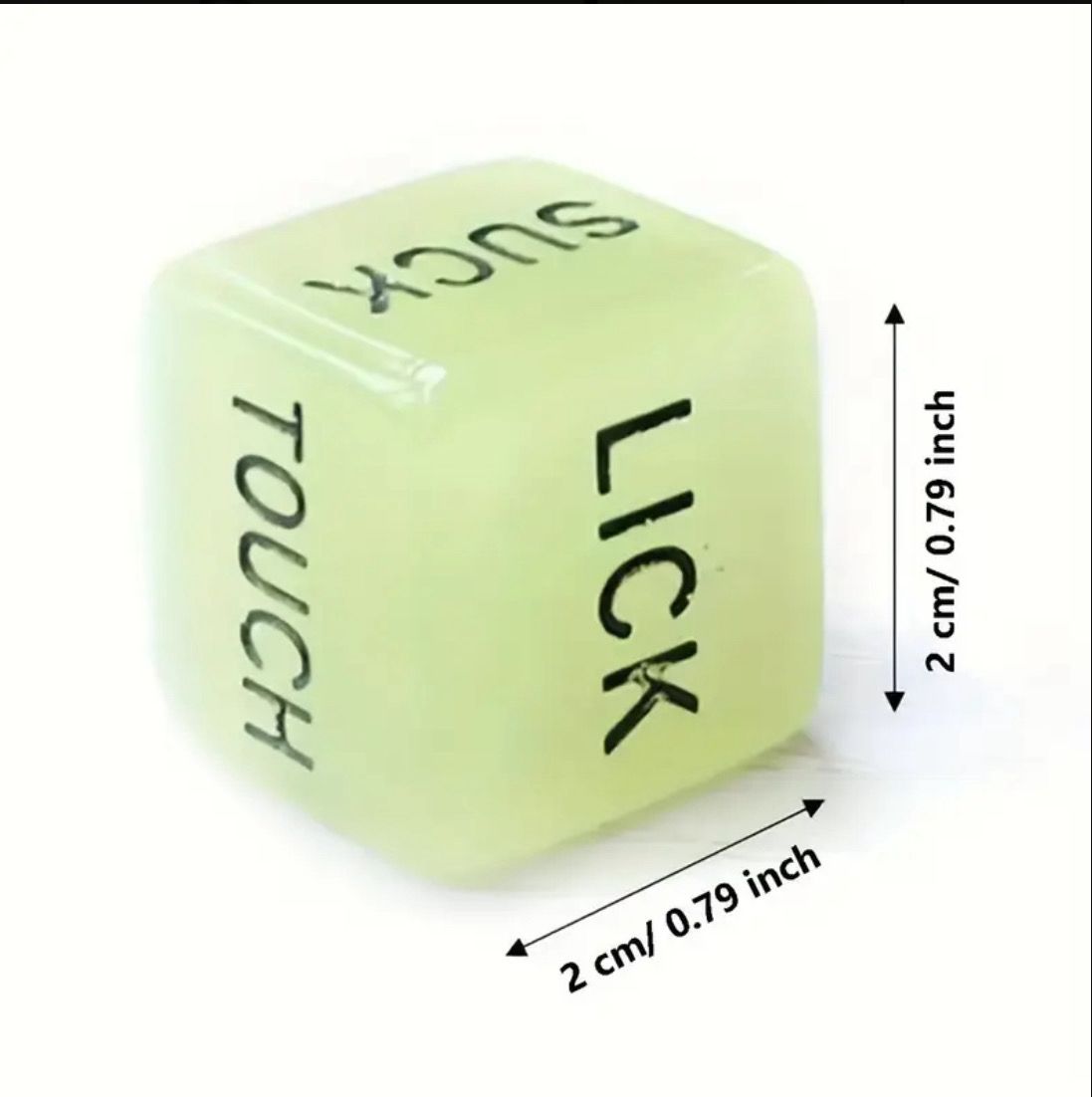 2pcs Glow In The Dark Love Dice - Romantic Gift For Couples - Anniversary, Valentines Day - For Him &amp; Her - Husband &amp; Wife - Fun &amp; Unique Gift
