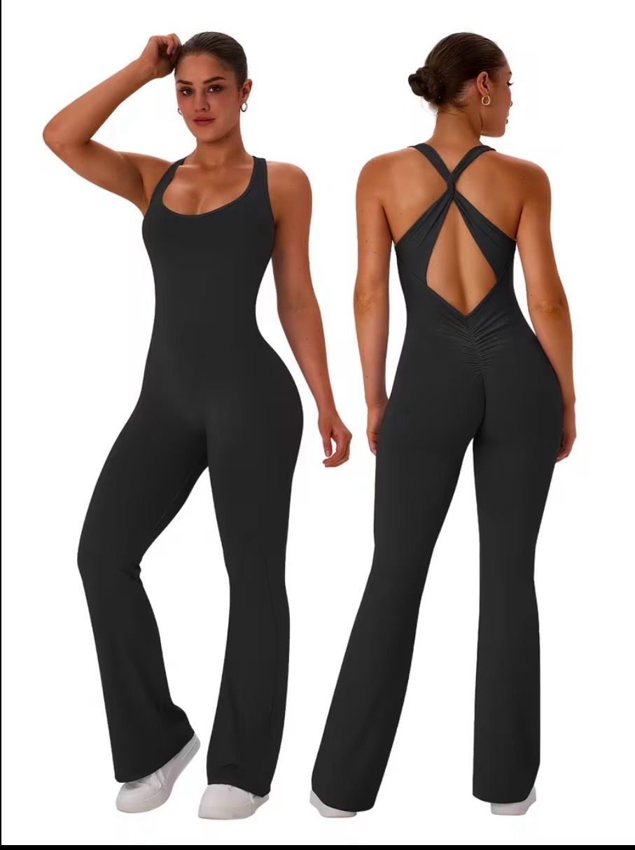 Flared Legs Jumpsuit