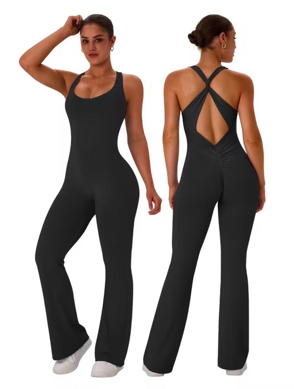 Flared Legs Jumpsuit